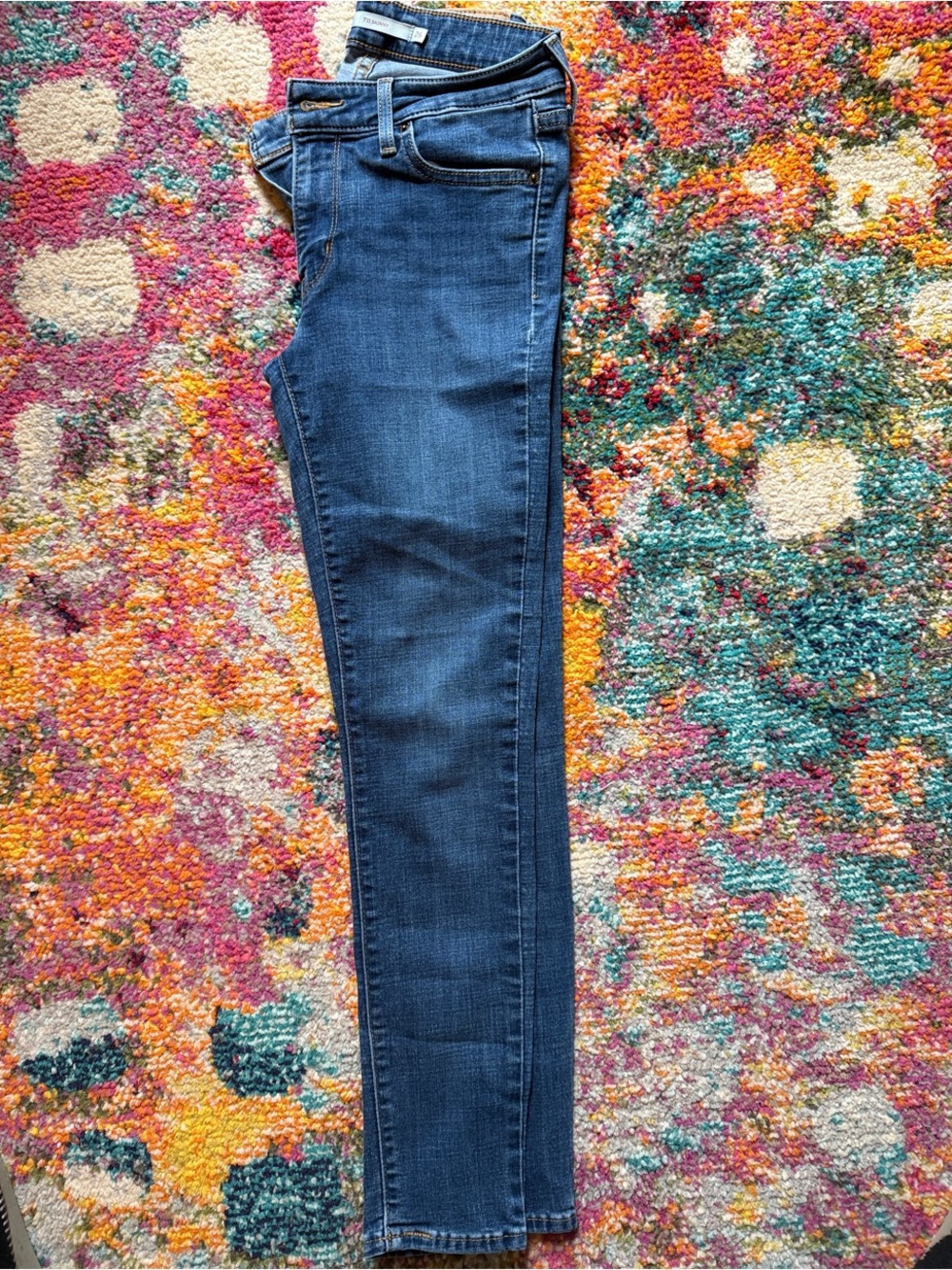 Levi's Women's Skinny Jeans in Blue Denim